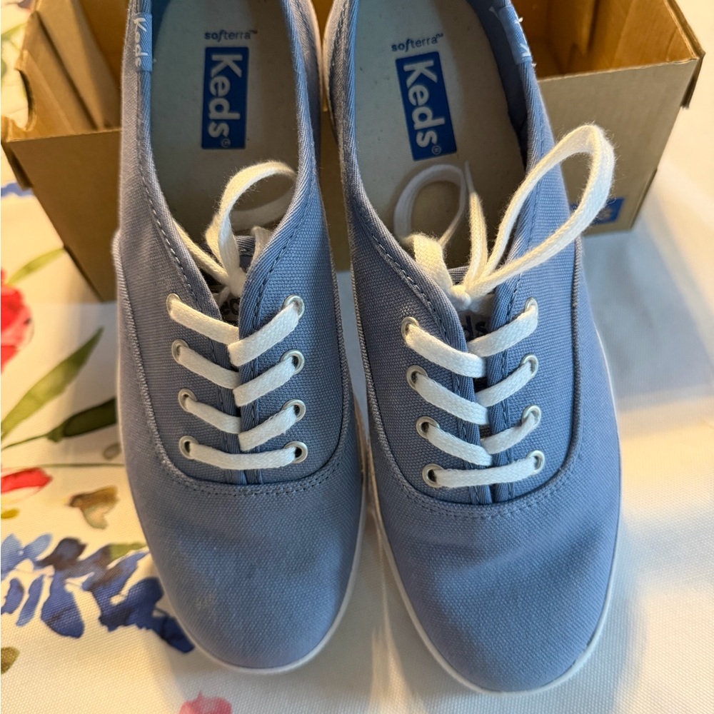 NEW Keds Women's Champion Originals Sneaker Light Blue Sz 6